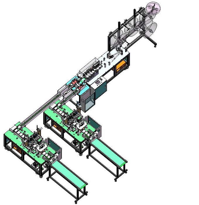 High Speed 3 Layer Fully Automatic Face Mask Manufacturing Machine 0