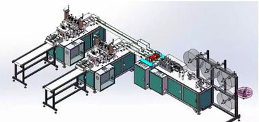Automatic Hospital Earloop Face Mask Production Line supplier