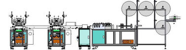 Disposable Three layers Non Woven Face Mask Maker Machine supplier