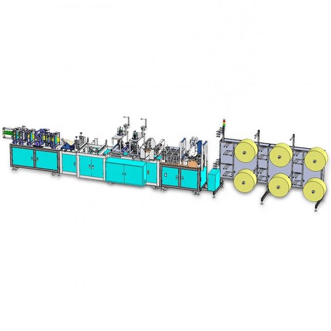 Non Woven Hospital Folding N95 Face Mask Making Machine 0