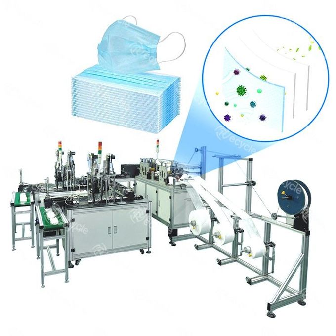 Welding Fully Automatic Medical Face Mask Making Machine 0